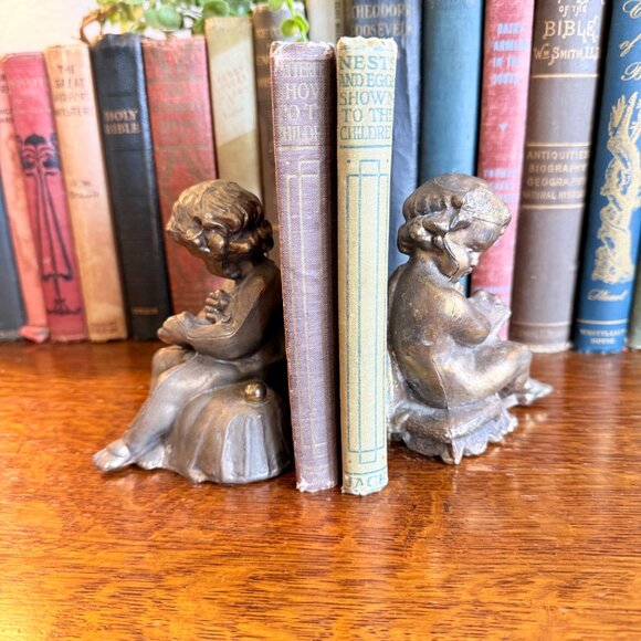 ♥️SOLD♥️Vintage Cast Metal Puti Figurines - Picture 13 of 13